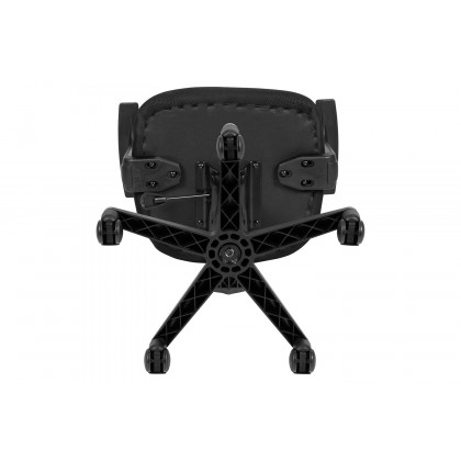 BLNK Flash Fundamentals Mid-Back Mesh Swivel Task Office Chair with Pivot Back - Black, with Arms