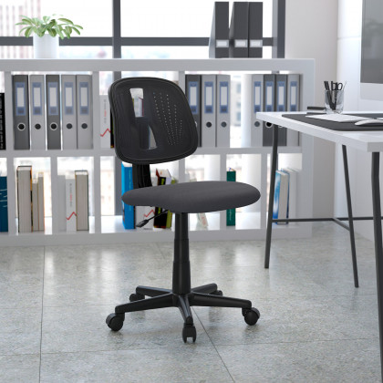 BLNK - Flash Fundamentals Mid-Back Mesh Swivel Task Office Chair with Pivot Back