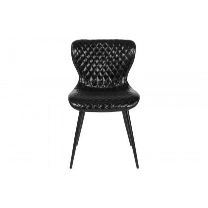 BLNK - Bristol Contemporary Upholstered Chair in Black Vinyl