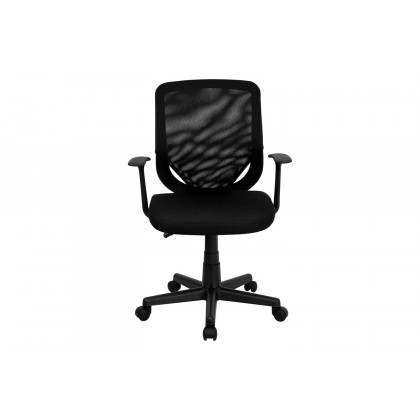 BLNK - Norris Mid-Back Mesh Tapered Back Swivel Task Office Chair with T-Arms