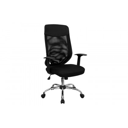 BLNK - Noreen High-Back Mesh Executive Swivel Office Chair with Arms