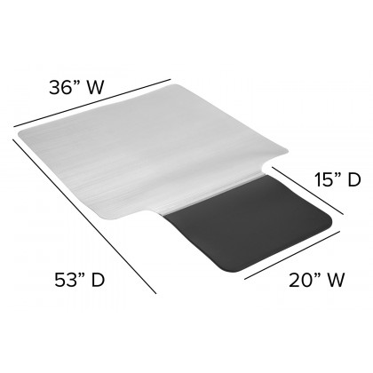 BLNK - Jackson Sit or Stand Mat Anti-Fatigue Support Combined with Floor Protection