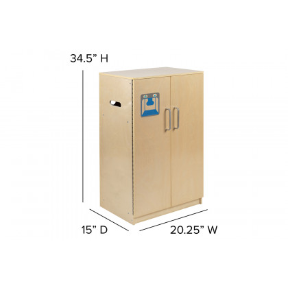 BLNK - Hercules Children's Wooden Kitchen Refrigerator