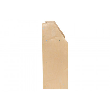 BLNK - Hercules Natural Wooden 3 Shelf Book Display with Safe