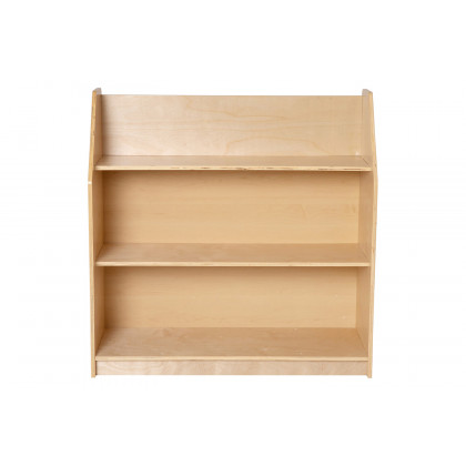 BLNK - Hercules Natural Wooden 3 Shelf Book Display with Safe