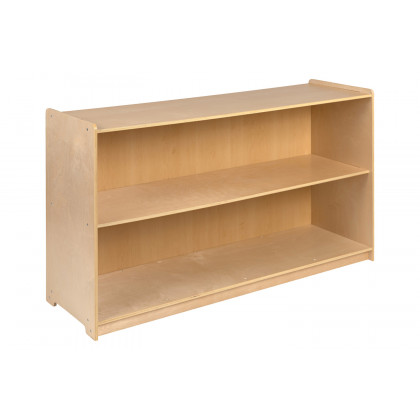 BLNK Hercules Wooden 2 Section School Classroom Storage Cabinet - 30"H x 48"L