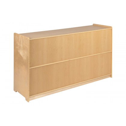 BLNK Hercules Wooden 2 Section School Classroom Storage Cabinet - 30"H x 48"L