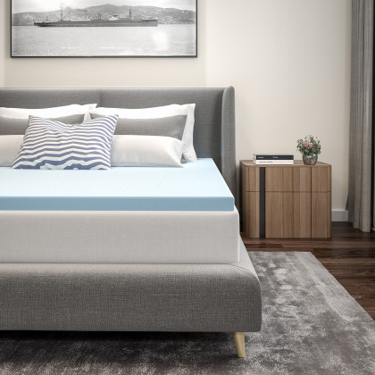BLNK - Capri Comfortable Sleep 2" Cool Gel Memory Foam Mattress Topper