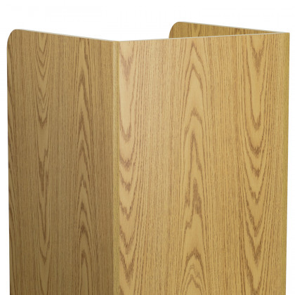 BLNK Sony Laminate Tray Top Receptacle - Oak