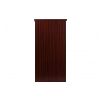 BLNK Mysta Laminate Stand-Up Lectern - Mahogany
