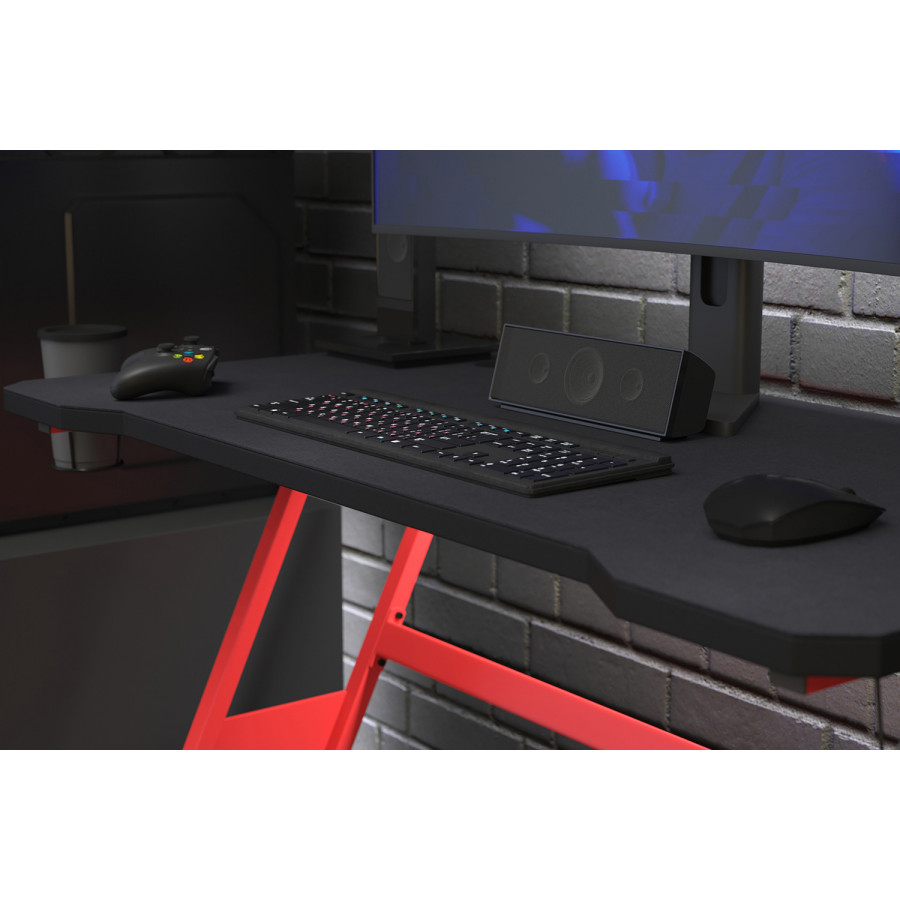 BLNK - Fisher Black Mega Size Extended Gaming Mouse Pad with Anti-Slip Rubber Base and Micro Weave Top