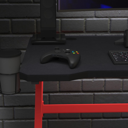 BLNK - Fisher Black Mega Size Extended Gaming Mouse Pad with Anti-Slip Rubber Base and Micro Weave Top