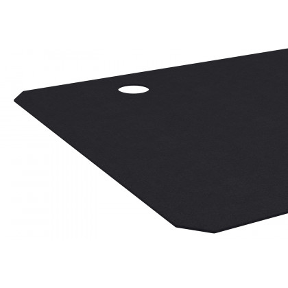 BLNK - Fisher Black Mega Size Extended Gaming Mouse Pad with Anti-Slip Rubber Base and Micro Weave Top