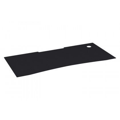 BLNK - Mallot Black Mega Size Extended Gaming Mouse Pad with Anti-Slip Rubber Base and Micro Weave Top
