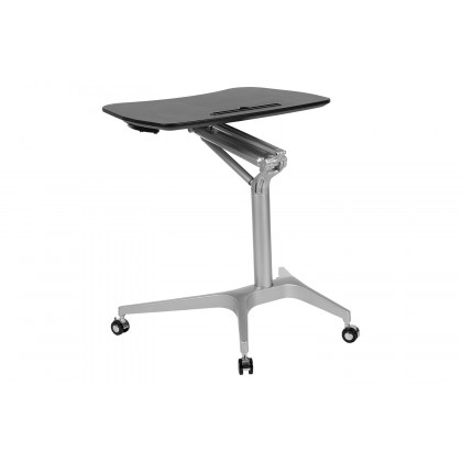 BLNK Gia Mobile Stand-Up Computer Ergonomic Desk - Black