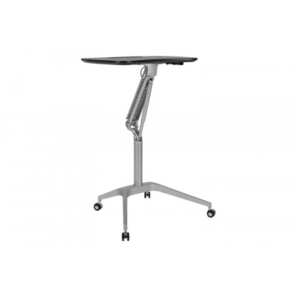 BLNK Gia Mobile Stand-Up Computer Ergonomic Desk - Black