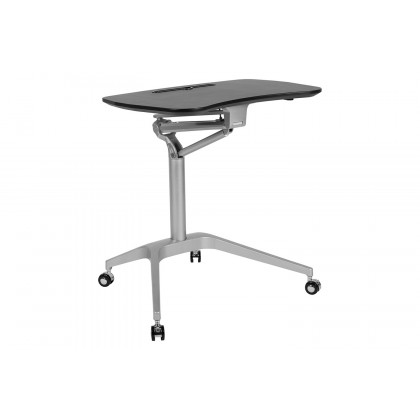 BLNK Gia Mobile Stand-Up Computer Ergonomic Desk - Black