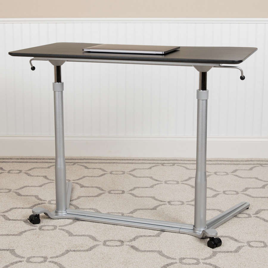 BLNK Merritt Stand-Up Computer Ergonomic Desk - Black
