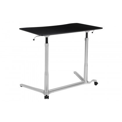 BLNK Merritt Stand-Up Computer Ergonomic Desk - Black