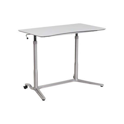 BLNK Merritt Stand-Up Computer Ergonomic Desk - Light Gray