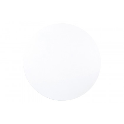 BLNK Hampstead Collection Modern White Finish Accent Coffee Table - Matte Black