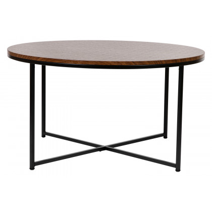 BLNK - Hampstead Collection Modern Walnut Finish Accent Coffee Table