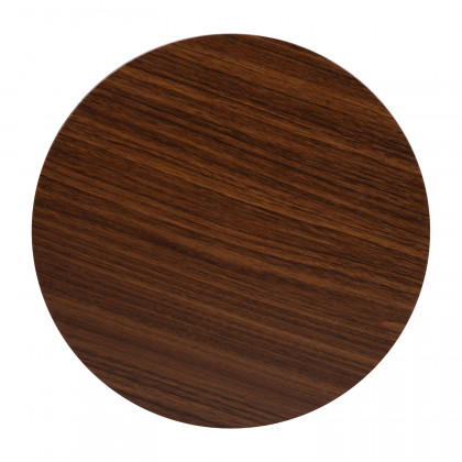 BLNK - Hampstead Collection Modern End Table with Walnut Laminate Top