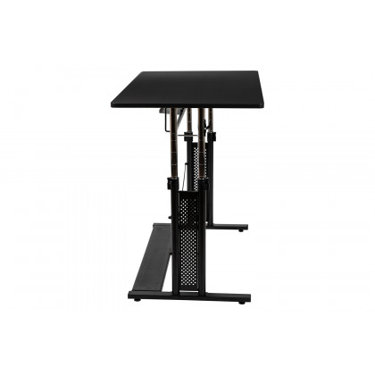 BLNK Fairway Height Adjustable Sit to Stand Home Office Desk - Black
