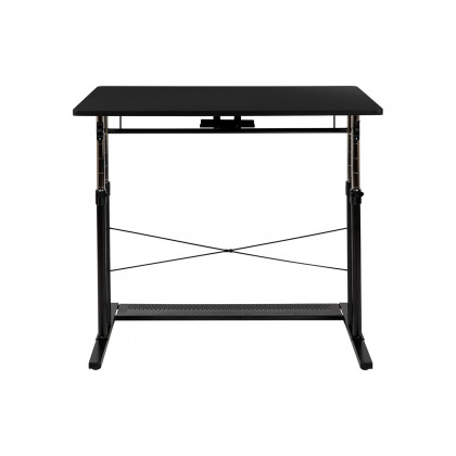 BLNK Fairway Height Adjustable Sit to Stand Home Office Desk - Black