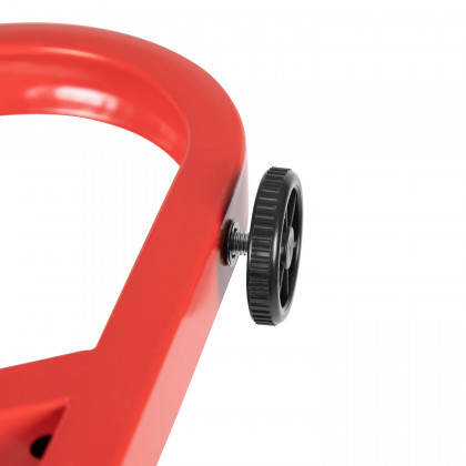 BLNK Fisher Ergonomic Desk with Cup Holder and Headphone Hook - Red