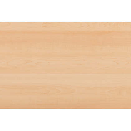 BLNK Joshua Desk with Three Drawer Pedestal and Pull-Out Keyboard Tray - Maple