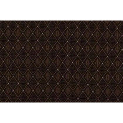 BLNK HERCULES Series Fabric Crown Back Stacking Banquet Chair with Gold Vein Frame - Brown Patterned