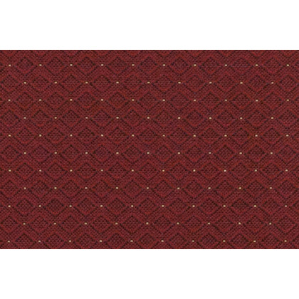 BLNK HERCULES Series Fabric Crown Back Stacking Banquet Chair with Silver Vein Frame - Burgundy Patterned