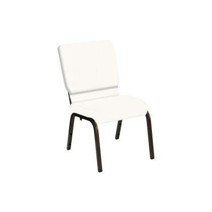 BLNK - HERCULES Series Church Chair in E-Z Marine Vinyl with Gold Vein Frame