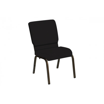 BLNK - HERCULES Series Church Chair in E-Z Wallaby Vinyl with Gold Vein Frame