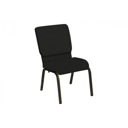 BLNK - HERCULES Series Church Chair in E-Z Corinthian Vinyl with Gold Vein Frame