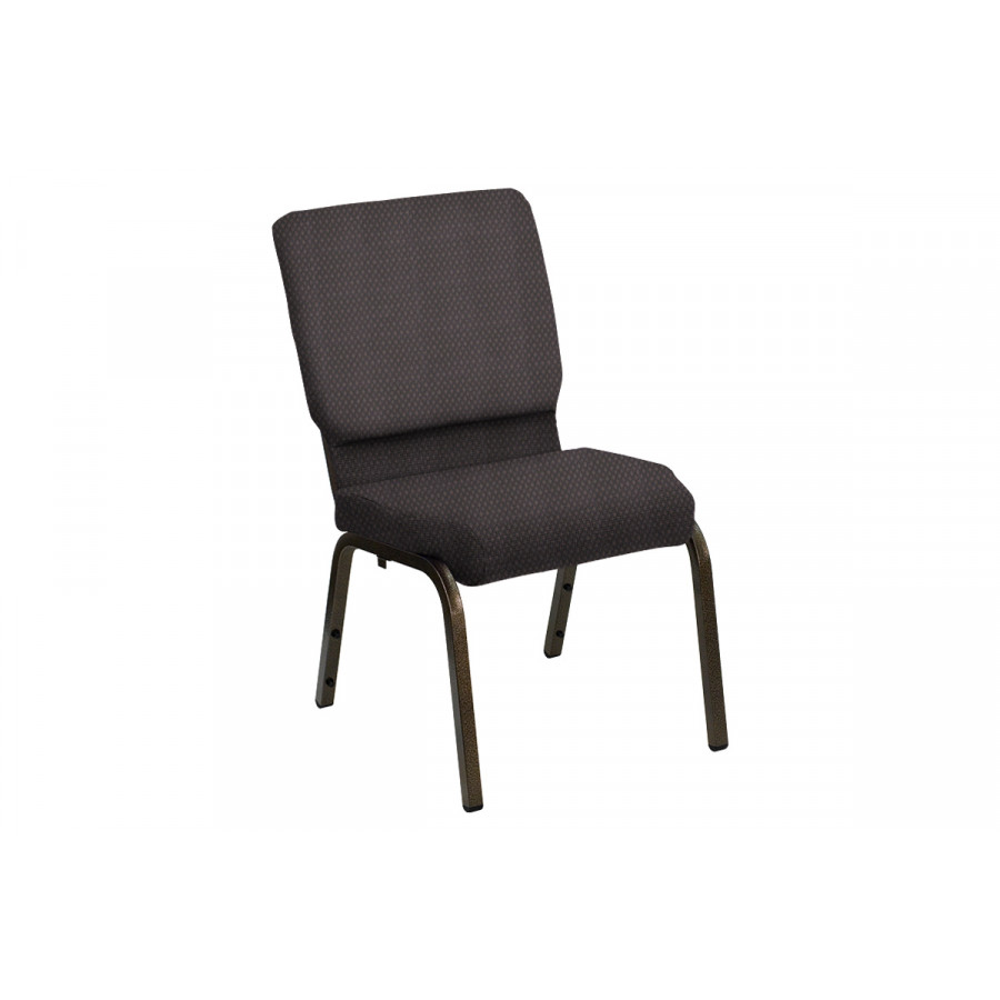 BLNK HERCULES Series Church Chair in Bedford with Gold Vein Frame - Ironside, 18.5"W