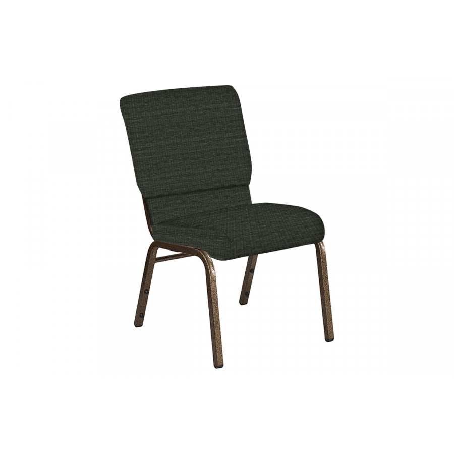 BLNK Church Chair in Highlands with Gold Vein Frame - Jet, 18.5"W