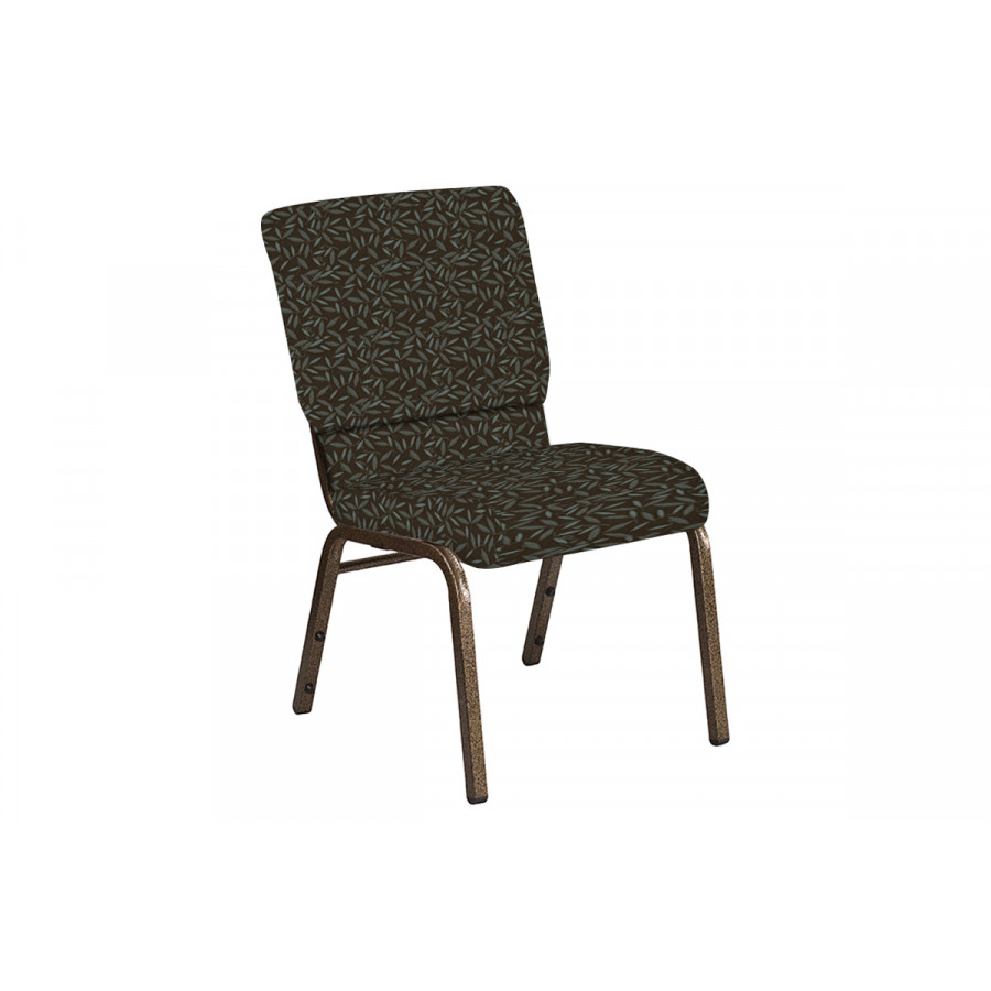 BLNK Church Chair in Jasmine with Gold Vein Frame - Chocaqua, 18.5"W