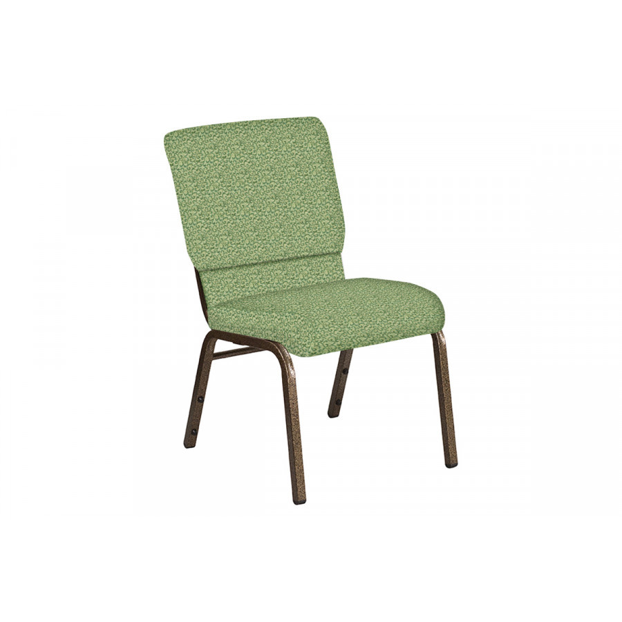BLNK Church Chair in Lancaster with Gold Vein Frame - Sage, 18.5"W