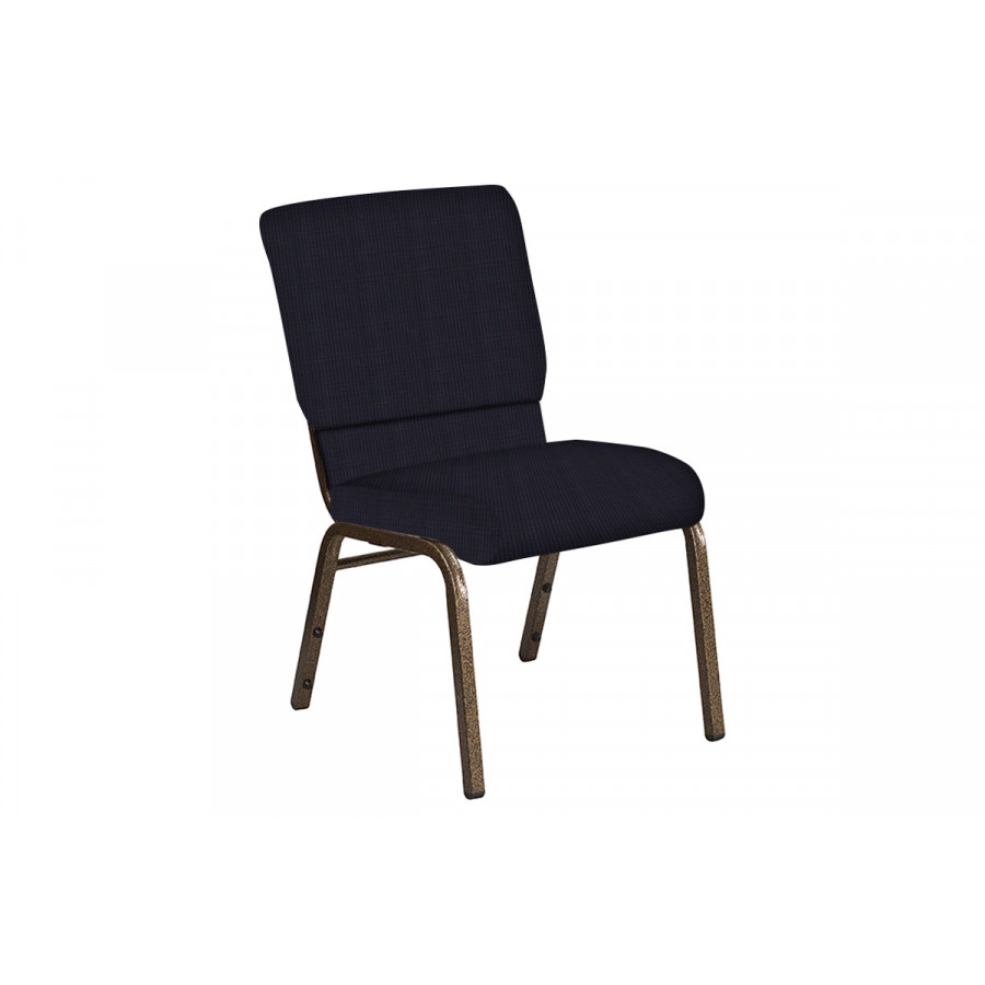BLNK Church Chair in Mainframe with Gold Vein Frame - Blazer, 18.5"W