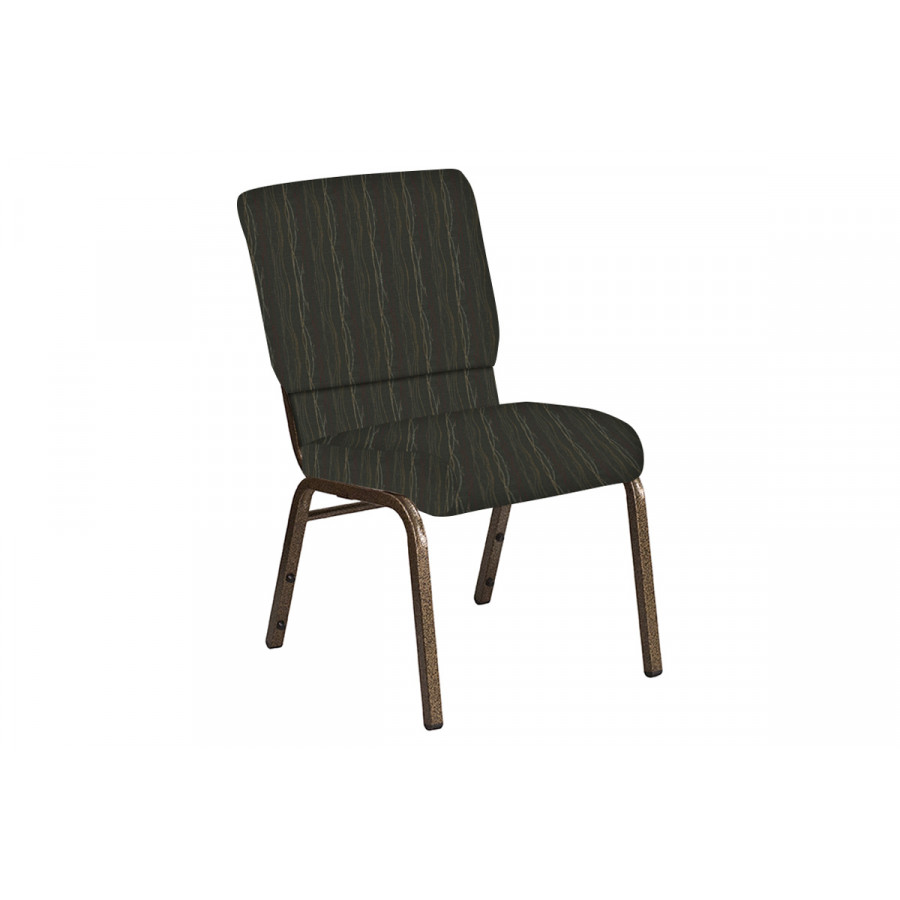 BLNK Church Chair in Mystery with Gold Vein Frame - Willow, 18.5"W