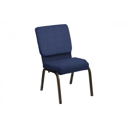 BLNK - HERCULES Series Church Chair in Praise with Gold Vein Frame