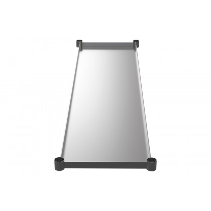 BLNK Woodford Stainless Steel Galvanized Under Shelf - 30"W x 72"L