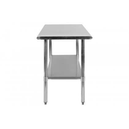 BLNK Rawcliffe Stainless Steel Prep and Work Table with Undershelf