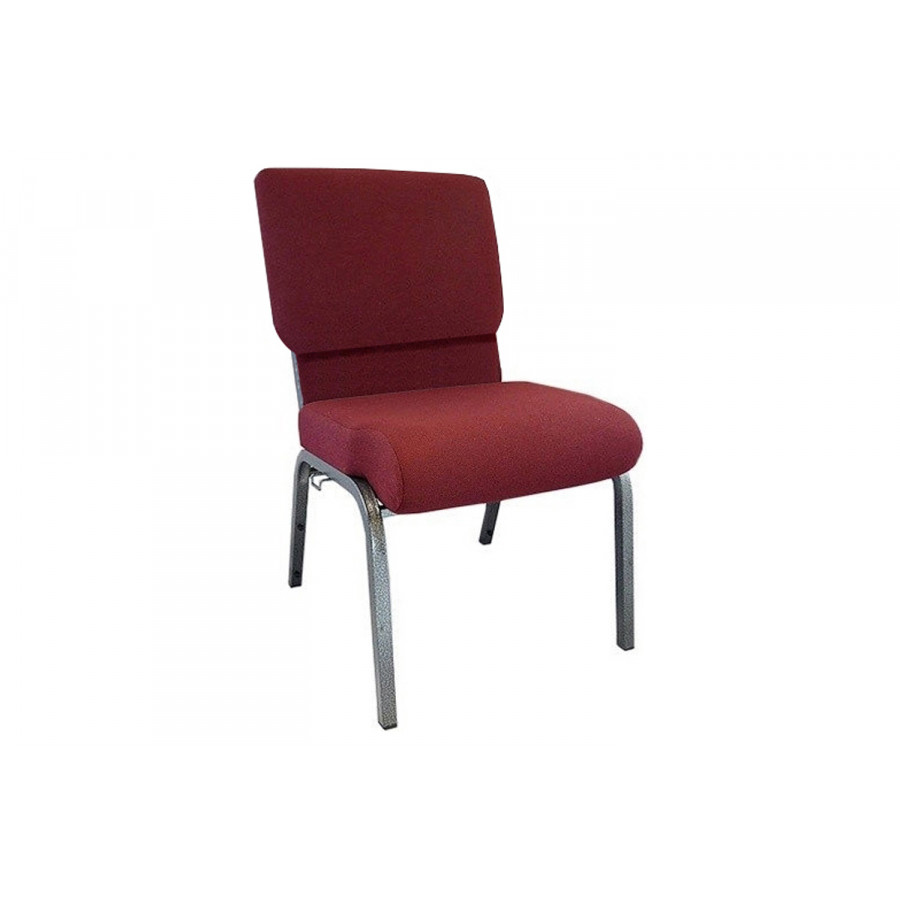 BLNK Advantage Church Chair - Maroon, 20.5"W