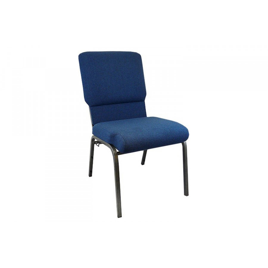 BLNK Advantage Church Chair - Navy, 18.5"W