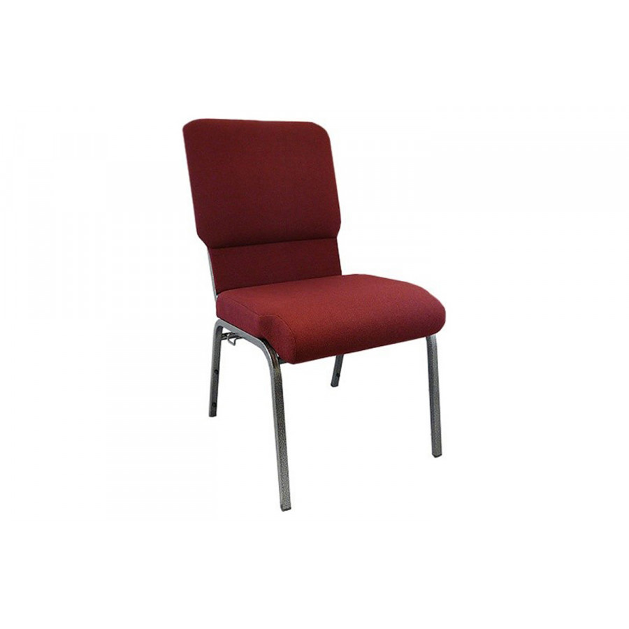 BLNK Advantage Church Chair - Maroon, 18.5"W