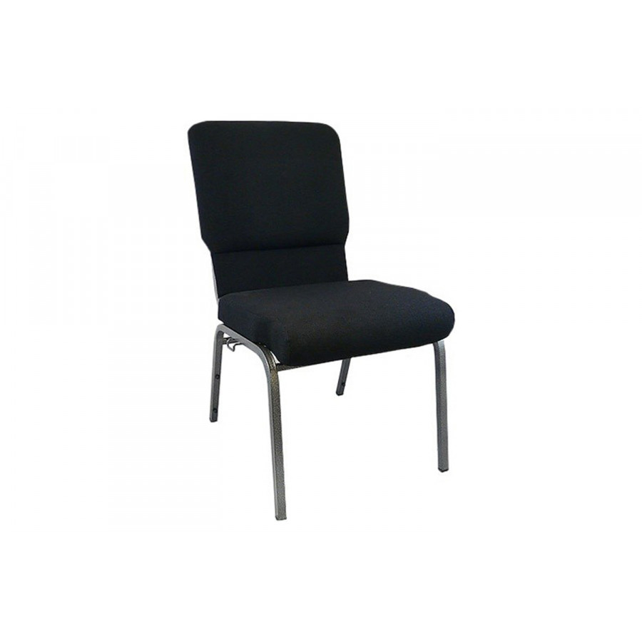 BLNK Advantage Church Chair - Black, 18.5"W