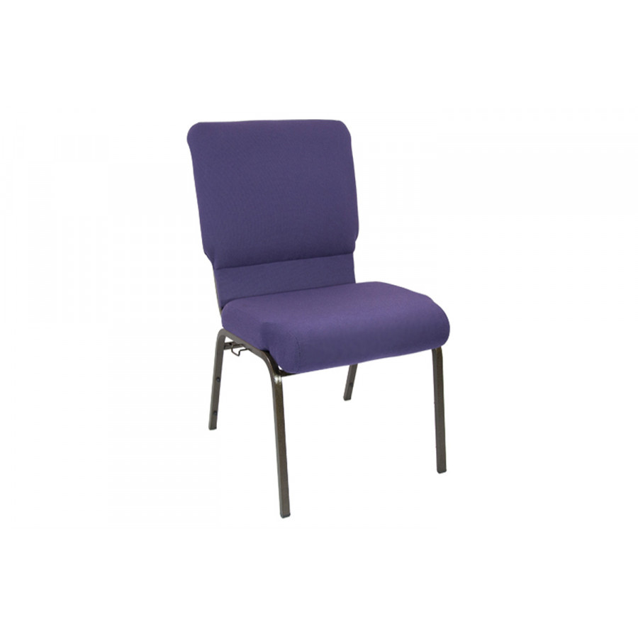 BLNK Advantage Church Chair - Eggplant, 18.5"W
